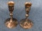 SILVER PLATE CANDLESTICK HOLDERS!