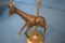 8 INCH SOLID BRASS GIRAFFE!