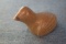 SIGNED CARVED STONE FIGURINE 2 INCH!