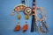 A FIVE PC. COLLECTION OF N./A. BEADWORK!