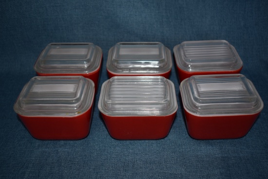 EARLY PYREX REFRIGERATOR DISHES!