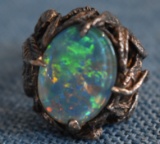 GORGEOUS GIANT FIRE OPAL RING!