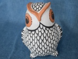 NATIVE AMERICAN HAND MADE & PAINTED OWL!