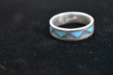 NATIVE AMERICAN STERLING RING!