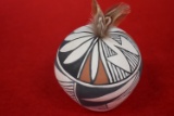 SIGNED ACOMA POTTERY 3 INCH!