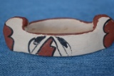 NATIVE AMERICAN POTTERY 4 IN. CANOE!