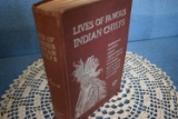 BOOK OF FAMOUS INDIAN CHIEFS BY N. B. WOOD!
