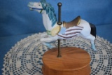 WILLITZ MUSICAL CAROUSEL HORSE 9 INCH.!