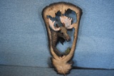 SIGNED 13 INCH MOOSE SCULPTURE FROM ANTLER!