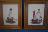 PAIR OF OLD TIME PRINTS BY IRENE OF CALIF!