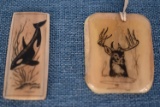 ELK ANTLER SCRIMSHAW!