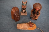 NATIVE AMERICAN CRAFTS 4 PIECES!