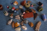 AWESOME COLLECTION OF BEADS, ARROW HEADS,MORE!