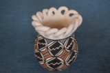 SIGNED ACOMA POTTERY 4 IN.!