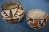 SIGNED ACOMA NEW MEXICO POTTERY 2 PIECES!