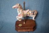 CAROUSEL COLLECTOR! MUSICAL CAROUSEL HORSE!