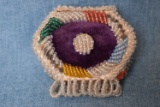 IROQUOIS BEADED WHIMSEY BASKET!