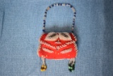IROQUOIS BEADED WHIMSEY PURSE!