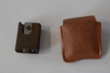 EARLY DOUBLE PENCIL SHARPENER WITH CASE!