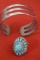 BEATUIFUL SILVER & TURQUOISE RING & BRACELET!