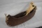 BARK CANOE W / PADDLES 14 INCH!