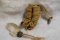 MOCCASIN KEY CHAIN AND RABBITS FOOT!