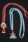 NATIVE AMERICAN HAND BEADED 22 IN NECKLACE 2 PC!