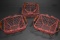WIRE BASKETS SMALL SET OF 3!