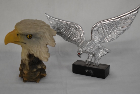 A PAIR OF EAGLES 5 AND 6 INCH!