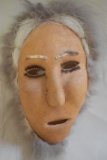 ALASKAN ESKIMO MASK W/EYE LASHES 11