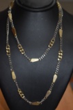 HEAVY METAL GOLD NECKLACE 18 INCH!
