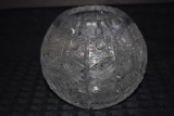 CRYSTAL VASE APPROX 4