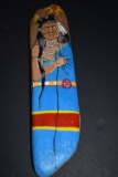 NATIVE AMERICAN PAINTING ON BIRCH DRIFTWOOD!