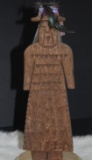 PERUVIAN INDIAN WOOD DOLL 12 INCH!