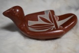 SANTA CLARA BIRD POTTERY 5 INCH!