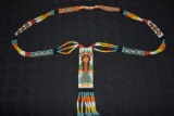 WESTERN APACHE BEADED NECKLACE!