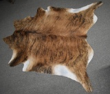 STUNNING BRINDLE COW HIDE RUG!