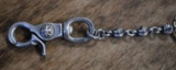 CHROME HEARTS STERLING EAGLE CLAW FOB CHAIN!