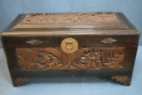 STUNNING CARVED TREASURE CHEST!
