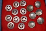 VINTAGE STERLING BUTTONS!