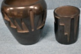 NATIVE AMERICAN CARVED POTTERY!