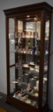 STUNNING SLIDE FRONT UPRIGHT CURIO!