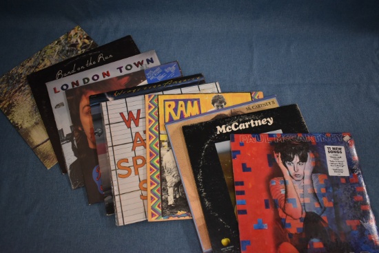 10 BEATLES PAUL McCARTNEY RECORDS!