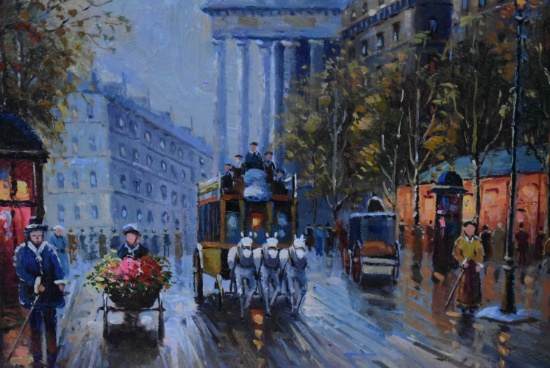 STUNNING SIGNED K. BURT OIL ON CANVAS!