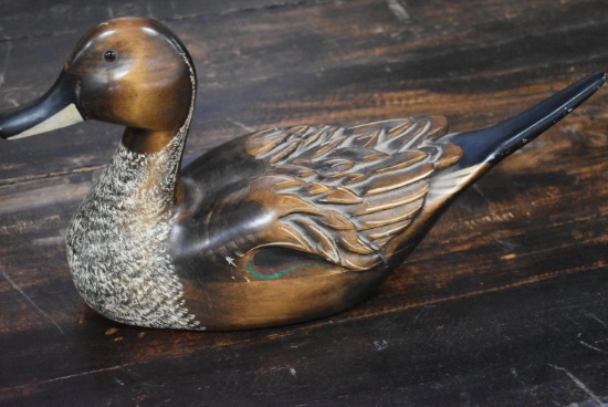 AMAZING CARVED WOOD DUCK!