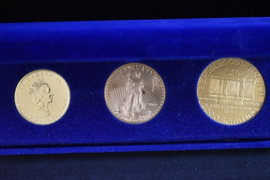 GOLD COINS OF THE WORLD SET!