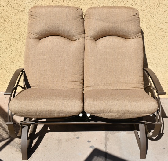 GLIDER PATIO LOVE SEAT ROCKER!