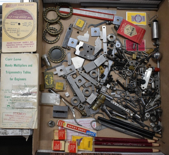 FLAT OF MACHINIST TOOLS AND ACCESSORIES!