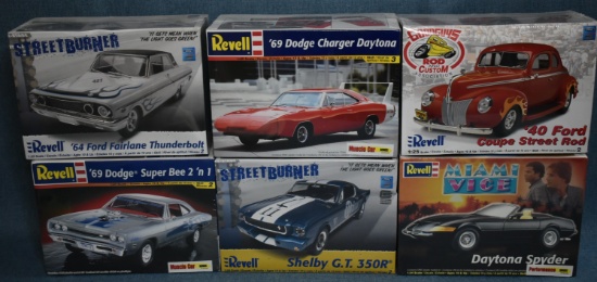 6 NIB REVELL MODELS!