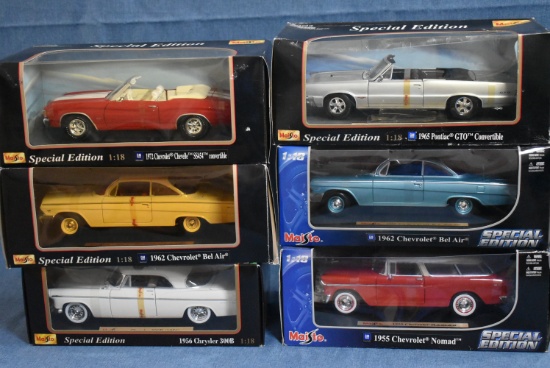 6 MAISTO DIE CAST NIB!